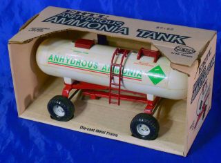 Vtg Ertl 1 16 Anhydrous Ammonia Tank Die Cast Metal w Original Box 326 
