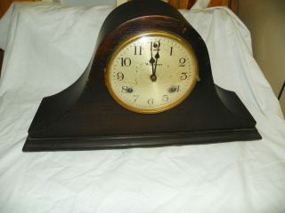 Antique Waterbury Clock Key Wind Mantel Clock