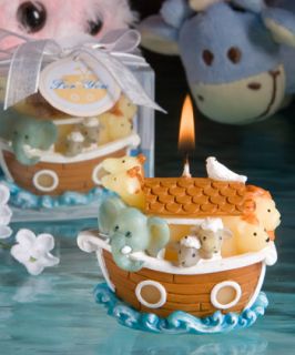  party animals on these adorable Noah’s ark design candle favors 