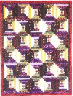 Stars in The Cabins Quilt Pattern by Animas Quilts