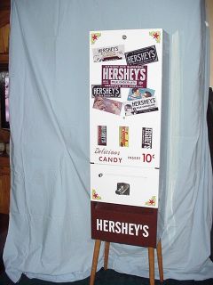 Vintage Antique 10 Cent Hershey Candy Vending Machine