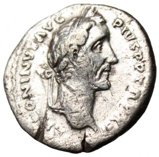 Antoninus Pius Silver AR Denarius AEQUITAS Equality Ric 177 Rome 