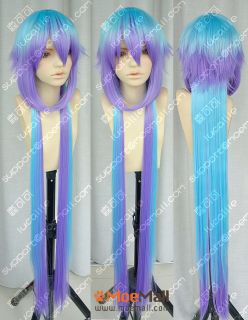 Vocaloid 3 Aoki Lapis Blue Gradient Lolita Cosplay Party Wig
