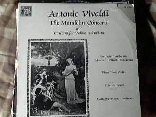 Antonio Vivaldi The Mandolin Concerti Musical Heritage Society 1980 