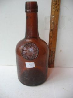 Antique Whiskey Bottle TH Co Phila 9 5 Scarce