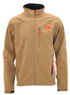 New The North Face Mens Apex Bionic Windproof Jacket Brown Sz M
