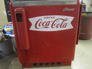 vintage glasco gbv 50 coke cola vending machine