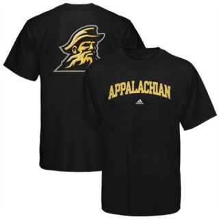 Appalachian State Mountaineers Black Adidas Relentless T Shirt Sz XXL 
