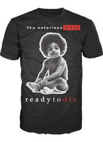 Notorious Big Ready to Die T Shirt 2011 New Apparel Accessories