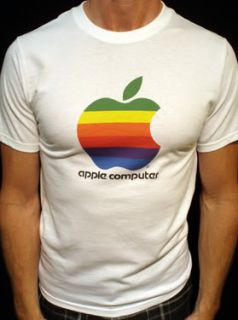 Apple Computer T Shirt Mac Vintage Style Short Long Tall Mens Womens 