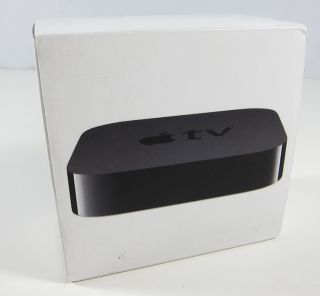 Apple TV (3rd Generation) A1427 Black MD199LL/A w/ Remote 