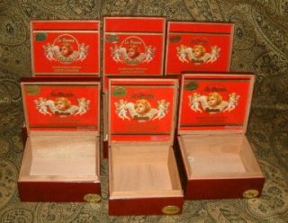   WOODEN CIGAR BOXES FROM LA GIANNA HONDURAN VINTAGE LIMITED RESERVE
