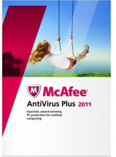 McAfee Antivirus Plus 2011 1 User Retail Flat Pack