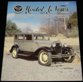 March April 1982 Model A News Magazine 1931 Town Sedan