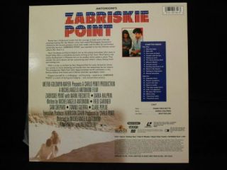 Zabriskie Point Laserdisc DLX Letterbox Antonioni
