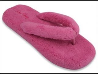 Ladies Slippers Shoe Fuzzy Flip Flop Bedroom Thong Soft