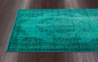 Transitional Carpet Area Rug 5 x 8 Turquoise Shed Free
