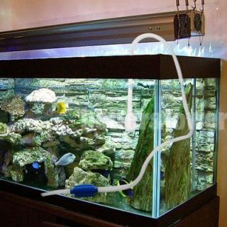 aquarium fish tank vacuum gravel cleaner siphon pump