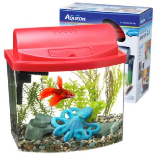 Aqueon Mini Bow Aquarium Kit 2 5 Gallon Red New