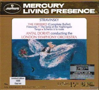 Stravinsky The Firebird Antal Dorati Universal Mercury LPCD 45 II 