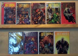 Arcanum Comic Book Lot 1 8 Complete Mini Series with Wizard One Half 