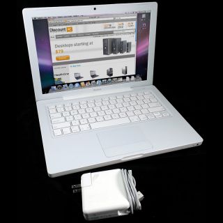 Apple MacBook A1181 C2D P7350 2 0GHz 2GB 120GB Mac OSX 10 6 with 30 