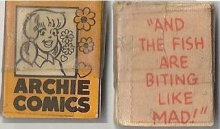1970 Archie Mini Book Orange RARE Giveaway Promo Gumball CHP Betty 