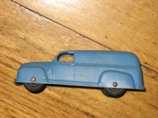Vintage Tootsie Toy 1950 chevy panel truck utility delivery van 