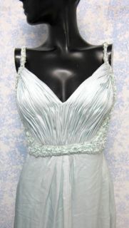 5175 Badgley Mischka Couture Beaded Silk Gown Size 4
