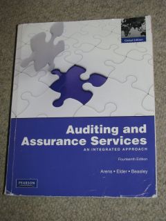 Auditing and Assurance Services 14th edition Arens Elder Beasley