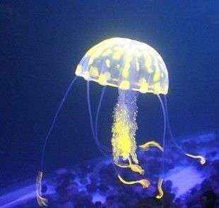 2pc Fish Tank Aquarium Decoration Artificial Fluorescence Sea 