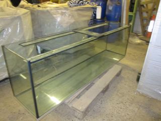   6in Wide x 2ft 1in Fish Tank Aquarium 10mm Glass Plus Glass Lid