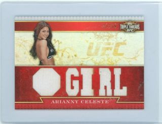 Arianny Celeste 2012 Topps UFC Knockout Triple Threads Relics 33 36 