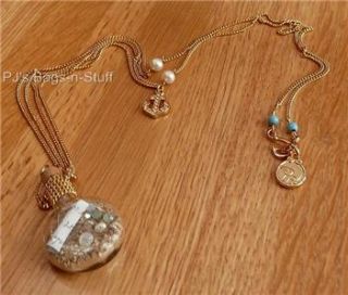   Little Mermaid Message in Bottle Necklace Ariel Crystals Pearls