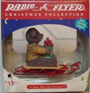 RADIO FLYER CLASSIC WAGON CHRISTMAS TREE ORNAMENT MODEL # 110 MIB NOS 