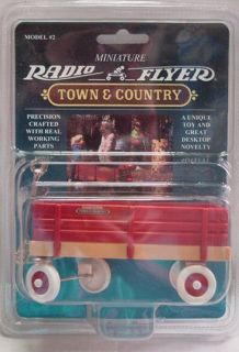 RADIO FLYER TOWN & COUNTRY MINIATURE WAGON MODEL #2 RELEASED 1993 MINT 