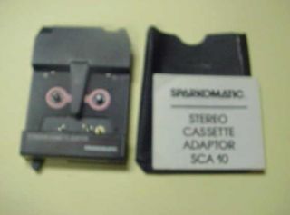 Vintage Sparkomatic SCA10 Cassette Adaptor for 8 Tracks