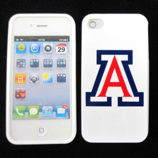 Apple iPhone 4 4S 4G Arizona Wildcats Rubber Silicone Skin Case Phone 