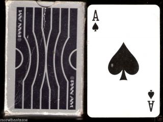 Pan Am Arline Vintage Playing Cards Deck RARE Promo