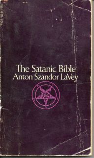    Bible 1st Printing 1969 signed by Anton LaVey M Aquino personal copy