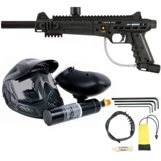 Tippmann US Army Carver One Black Power Pack Paintball Marker Gun