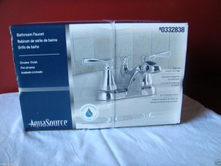 AquaSource Bathroom Faucet 4 center mount (CHROME) #0332838