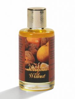   with soft nutty aromas, spices of cinnamon and clove and white musk