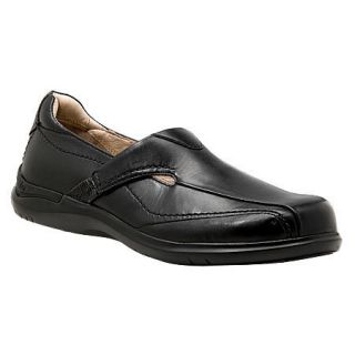 Aravon by New Balance Faye Womens Black Leather Slip on Shoes WEF06BK 