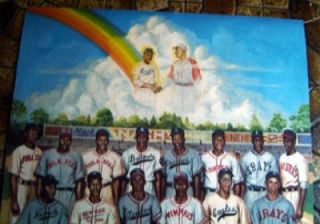 20 Negro League Players Tribute to Leon Day Ron Lewis Baseball 