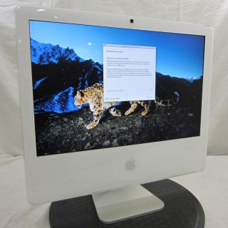 Apple iMac 20 Intel Core Duo 2GHz 2GB 250GB DVD RW WiFi OSX 10 6 