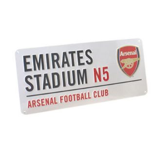 Arsenal Official Emirates Stadium Metal Street Sign