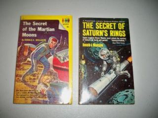 Vintage Sci Fi PBs Donald A. Wollheim Secret Martian Moons Secret 