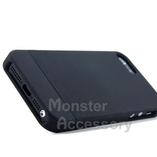 Black Dockable Hard Case Cover for Apple iPhone 5 5th Gen
