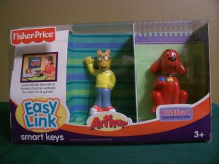 EASY LINK SMART KEYS CLIFFORD THE BIG RED DOG ARTHUR FISHER PRICE PBS 